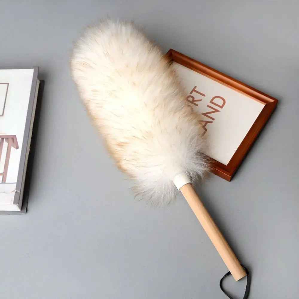 Wool Microfiber Duster – Washable Home & Car Cleaning Brush