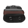 KEMITOUR Throw-Over Motorcycle Saddlebags | PU Leather Waterproof