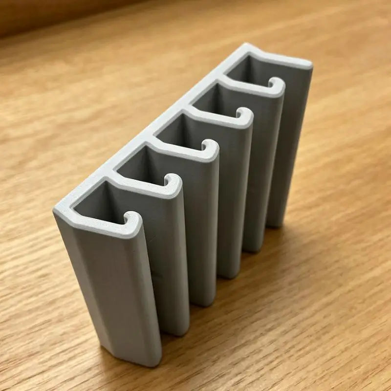 Under Cabinet Food Container Organizer – 4 Slots Drill-Free