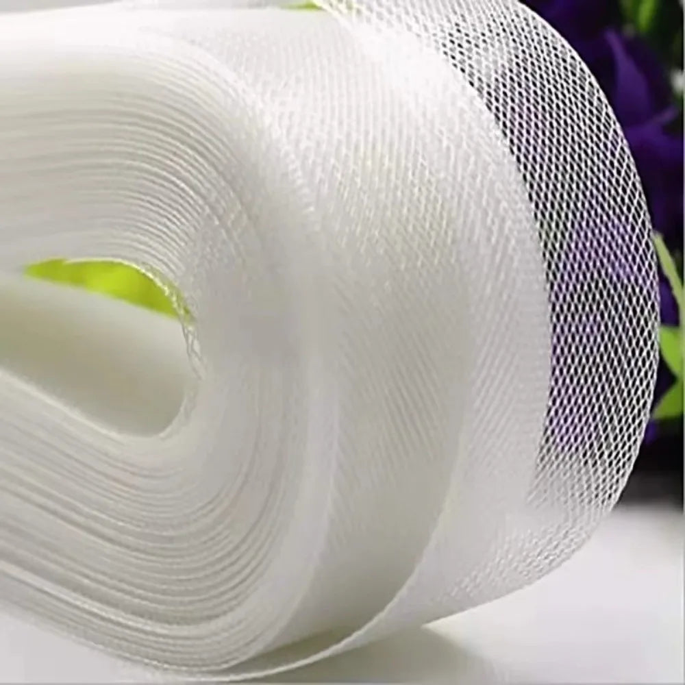 Stiff Horsehair Braid 50 Yards | Transparent Polyester Boning