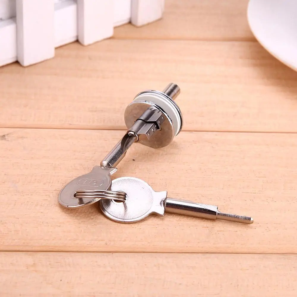 Copper Cylinder Lock for Sliding Glass Door Cabinet Showcase