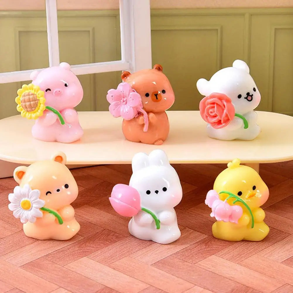 Mini Animal Resin Figurines – Fairy Garden & Cake Decor Set
