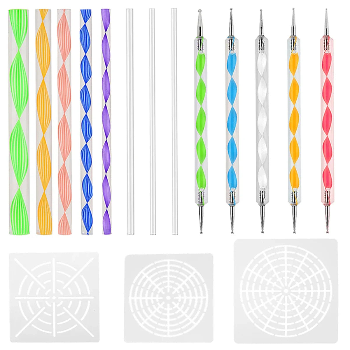 Mandala Dotting Tools Kit – Rock Painting Pens & Stencils