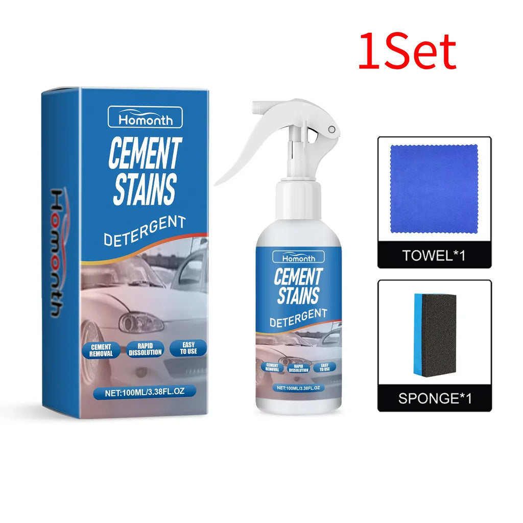 Homonth 100ml Car Cement Stain Remover Spray Kit | Auto Detailing