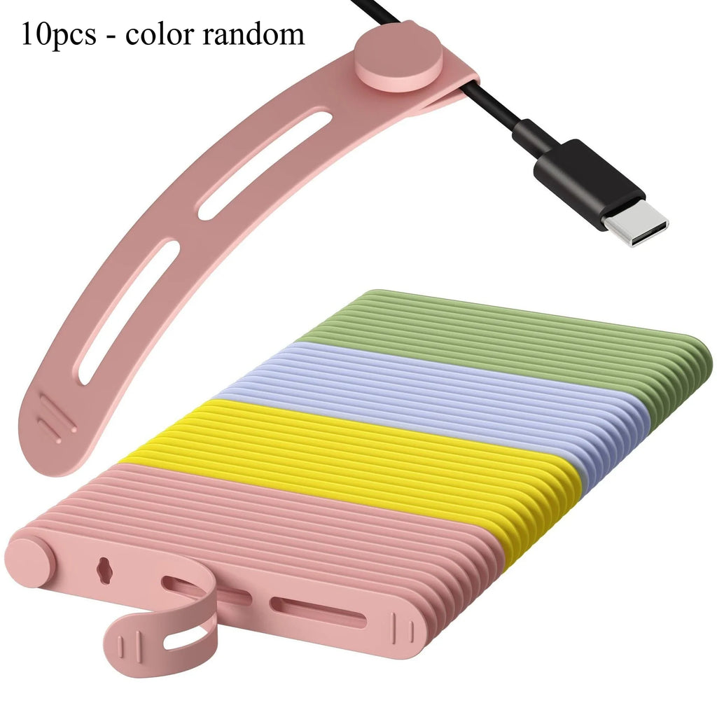 Portable Cable Organizer for Charging & Headphone Cables (5/10pk)