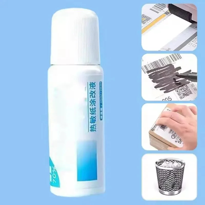 Thermal Paper Privacy Eraser Fluid – Label Info Remover
