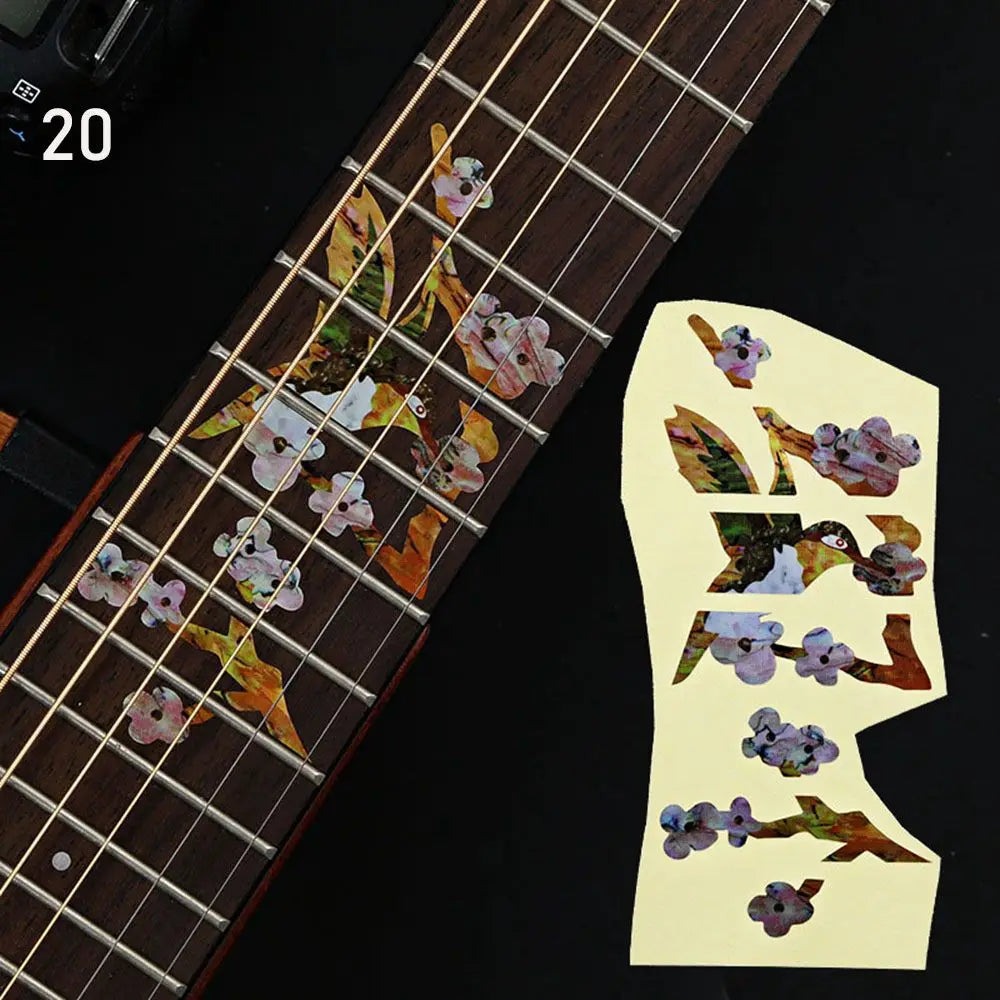 Guitar Fretboard Stickers – Ultra Thin Cross Inlay Decals