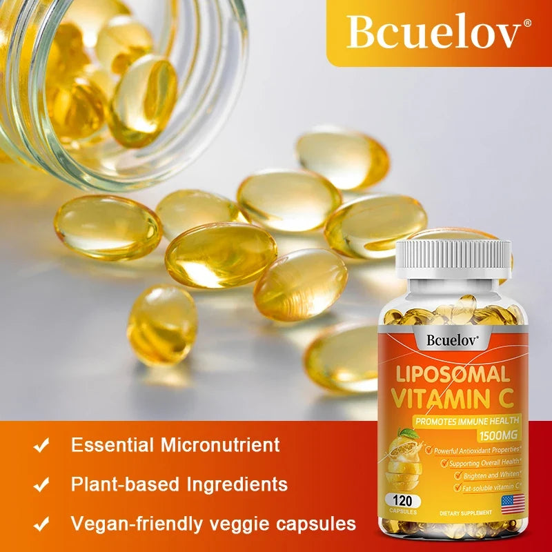 STRESSXCEL Liposomal Vitamin C Capsules | Antioxidant & Skin