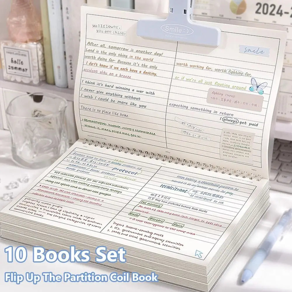 B5 Coil Notebook Grid & Lined Pages – Thick Paper Memopad
