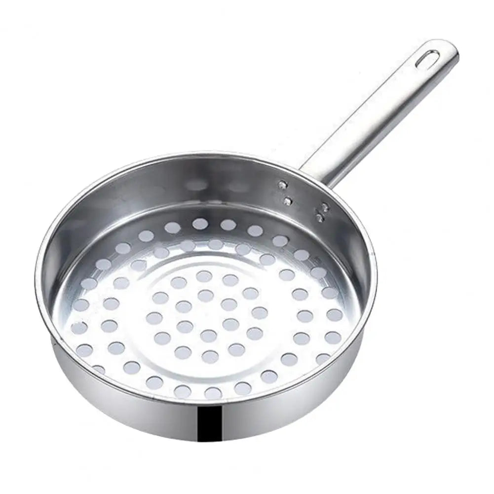 Stainless Steel Slotted Spoon Large Hole Colander Long Handle