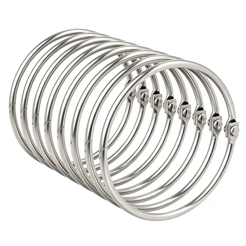 Rust-Proof Shower Curtain Rings 5/10 Pack | Sliding Hooks