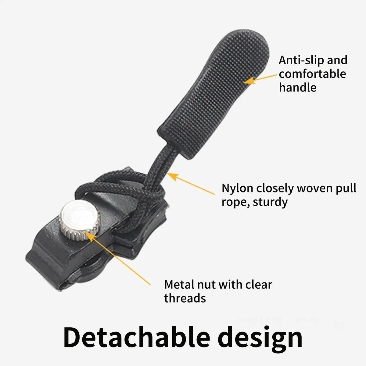 3-Piece Universal Zipper Replacement Kit – No Sewing Needed