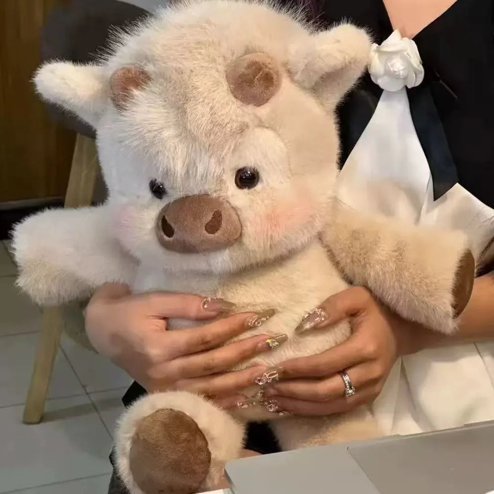 Soft Pig Stuffed Animal Plush Pillow – Cute 17.7" Plush Toy