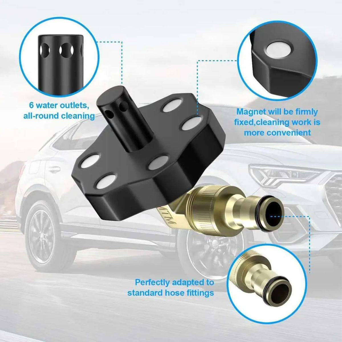 Magnetic Chassis Flusher Kit – Undercarriage Wash for Trucks & SUVs