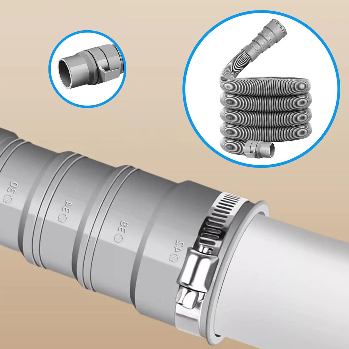 RV Sewer Hose Kit – Adjustable Drain Extension Pipe