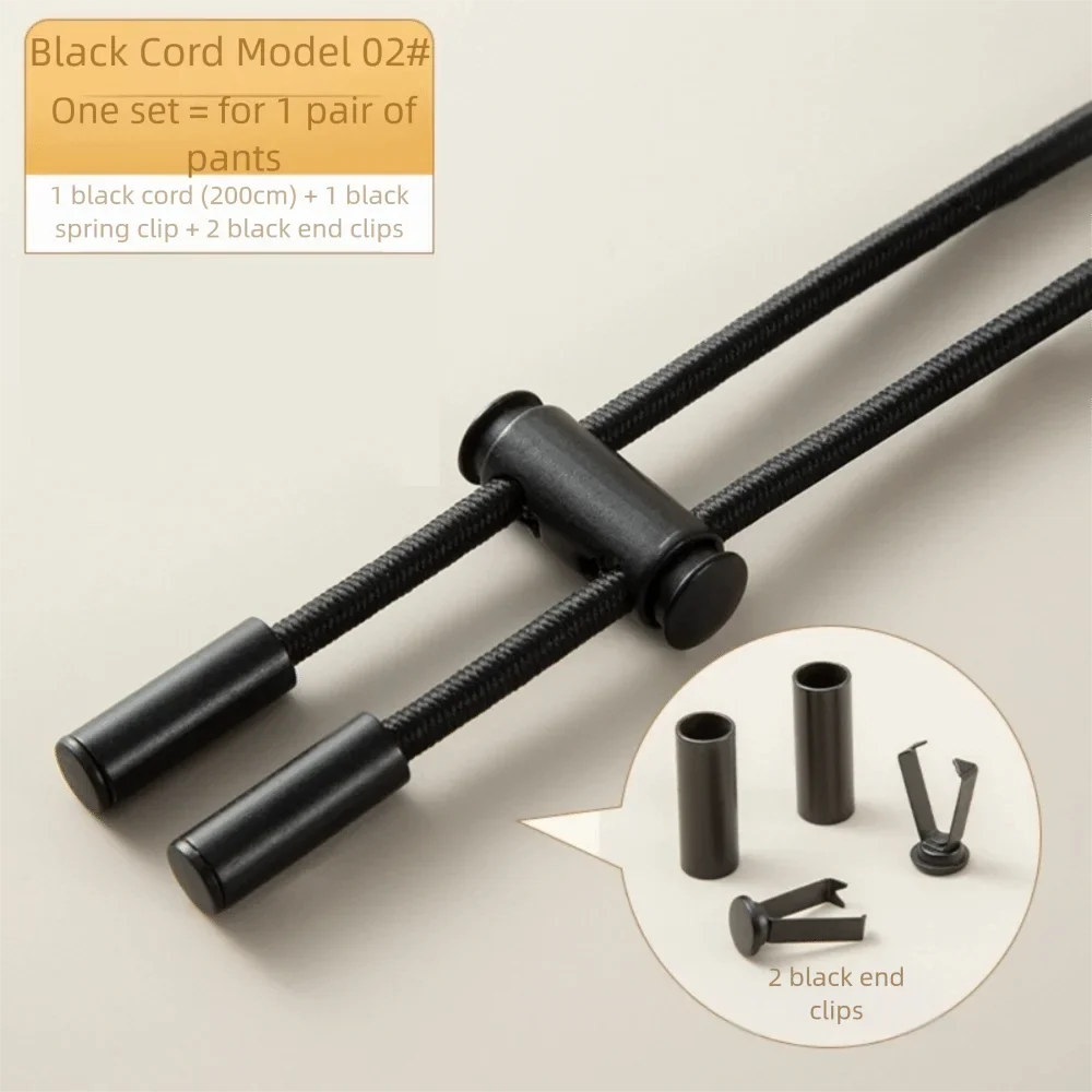 2M Elastic Waist Drawstring Cord Lock Buckle – DIY Sweatpants