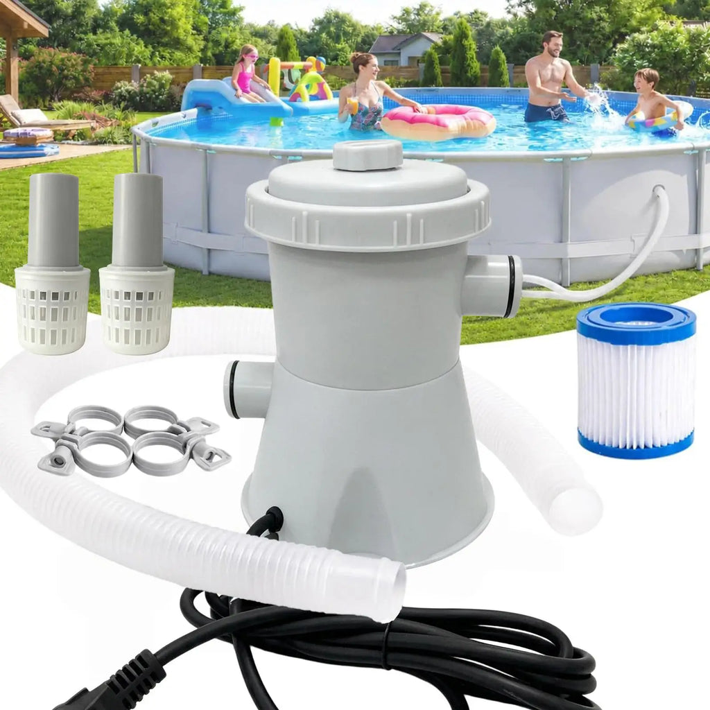 Swimming Pool Sand Filter Pump Set – Backyard Water Filtration