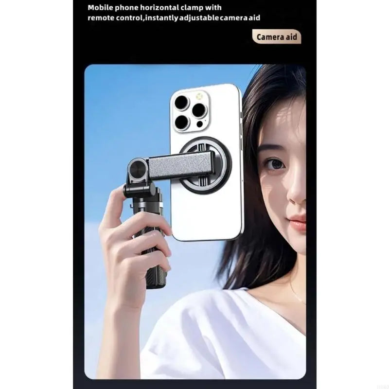 Foldable Phone Stand – 4-Leg Base & Extendable Arm, 45cm