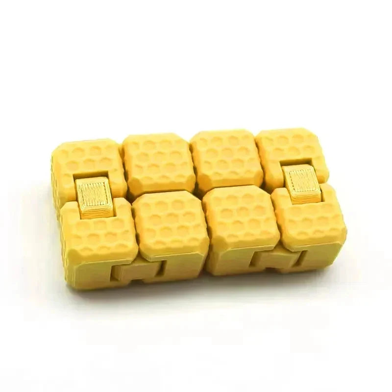 3D Honeycomb Infinity Cube Fidget Toy – Foldable Flip Cube