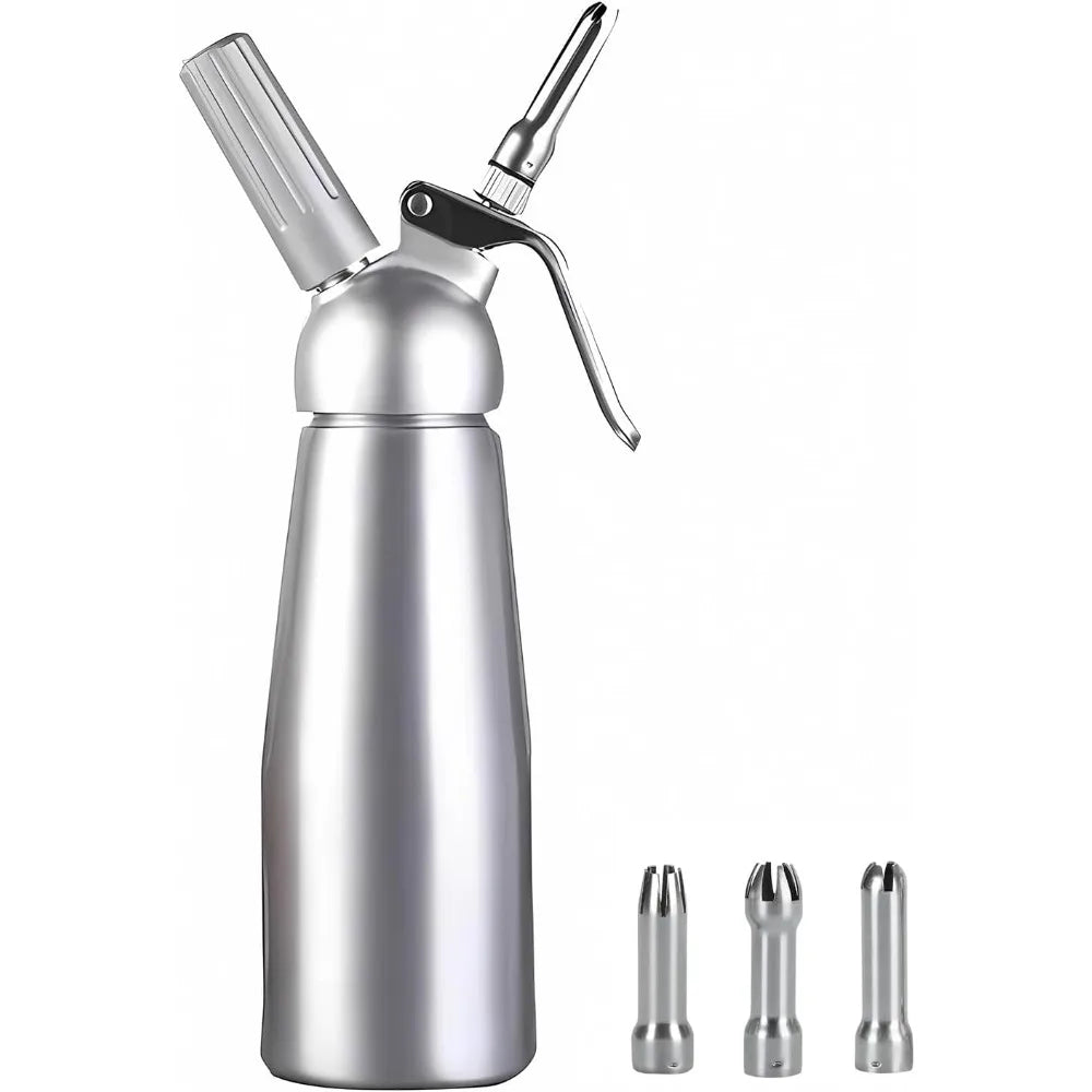FEB.WIND 500ml Aluminum Cream Gun & Stainless Foam Dispenser