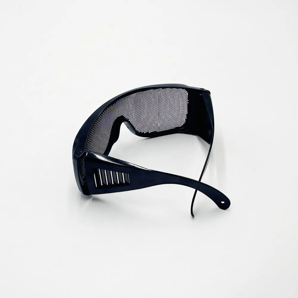 Steel Wire Mesh Safety Goggles – Impact & Windproof Protection