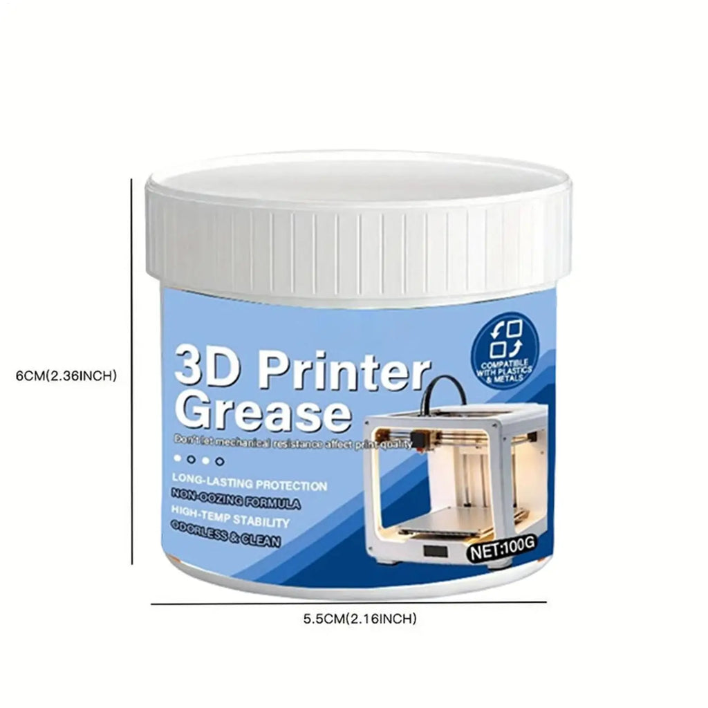 100g 3D Printer Grease & Bearing Lube with Brush | Machine