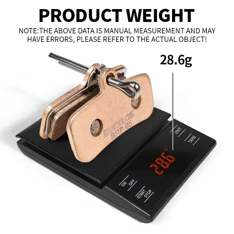 BUCKLOS Sintered-Metal Disc Brake Pads – Shimano D02S/D03S