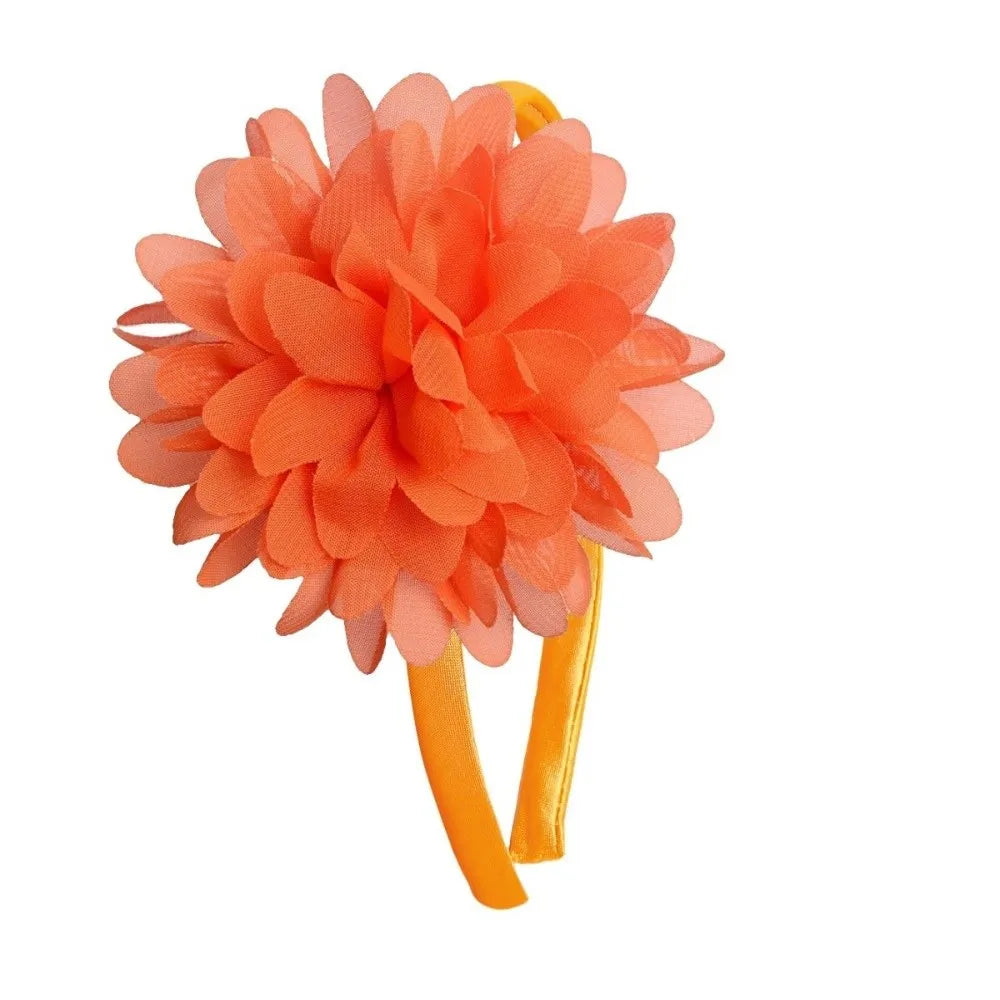 Big Flower Girls Headband – Multi-Layer Princess Hairband