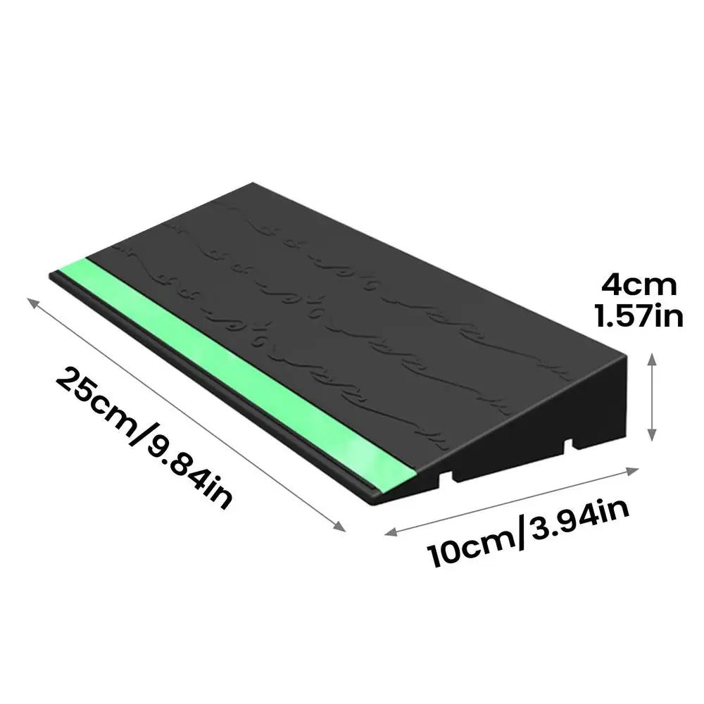 Indoor Threshold Ramp with Glow Strip & Anti-Slip Mat
