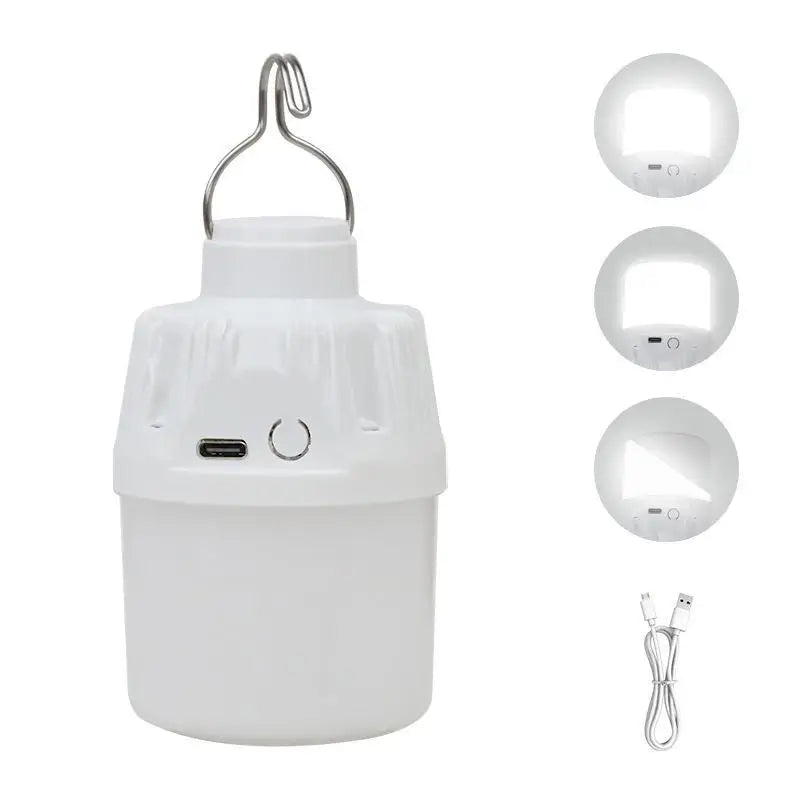 USB Rechargeable LED Camping Lantern – 3 Modes, 24Hr Life