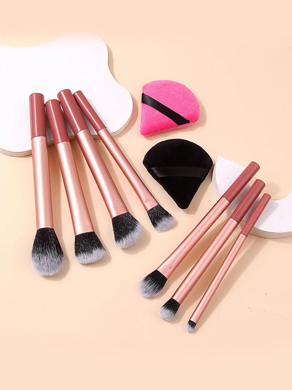 Nixie 7-Piece Makeup Brush Set – Blush, Powder & Eyeshadow