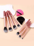 Nixie 7-Piece Makeup Brush Set – Blush, Powder & Eyeshadow