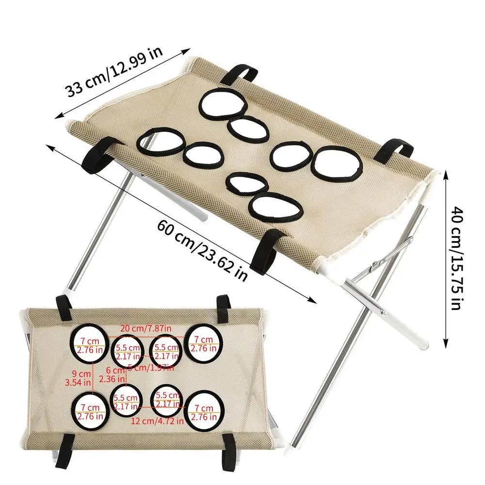 Pet Grooming Hammock Stand – Adjustable Nail & Ear Care Sling