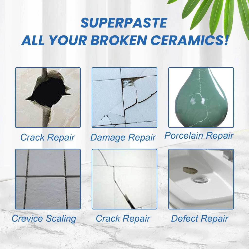 Ceramic Tile Repair Paste – Waterproof Crack Filler 100g