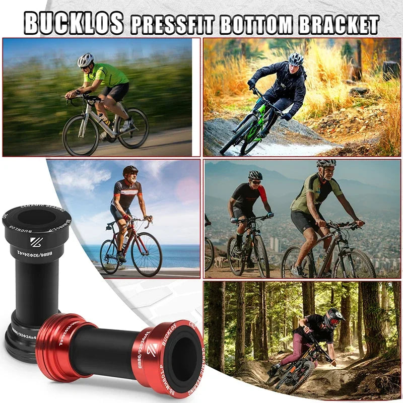 BUCKLOS BB86/92 Pressfit Bottom Bracket 24mm MTB Road Bike