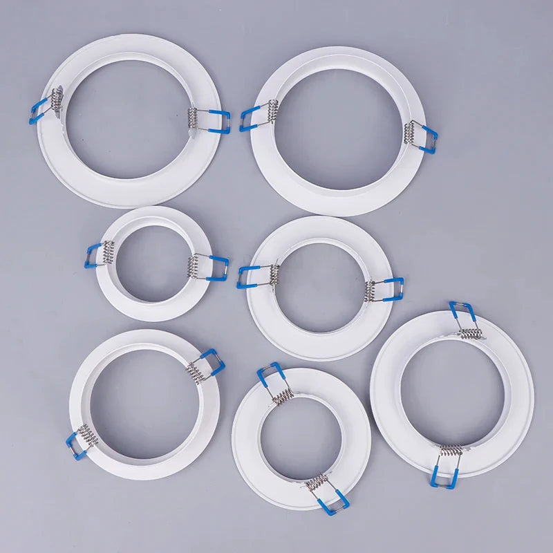 White LED Downlight Adapter Rings – Hole Enlarger & Spotlight Frames