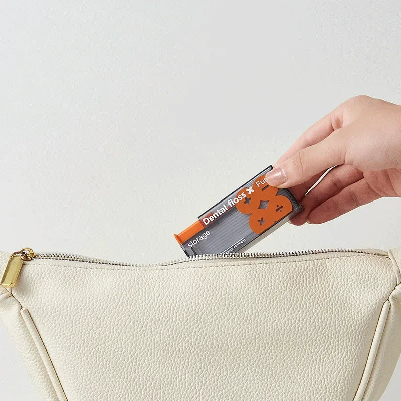 Automatic Pop-Up Floss Pick & Toothpick Dispenser Holder