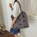 Women's Bowknot Nylon Shoulder Bag – Lightweight Fashion Tote