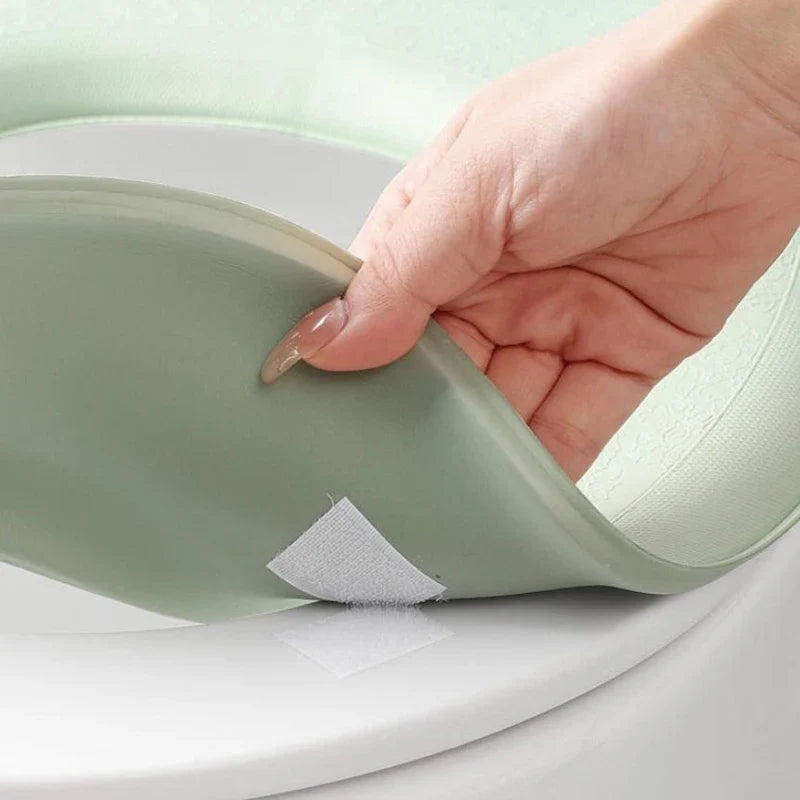 Waterproof Soft Foam Toilet Seat Cover Cushion – Washable O-Shape