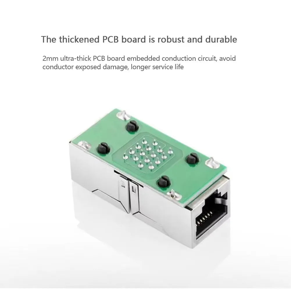 RJ45 Ethernet Coupler 1000Mbps – Cat6/Cat5e LAN Extender
