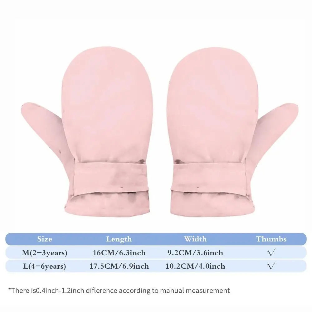 Toddler Waterproof Snow Mittens Fleece Lined | Ages 2–6