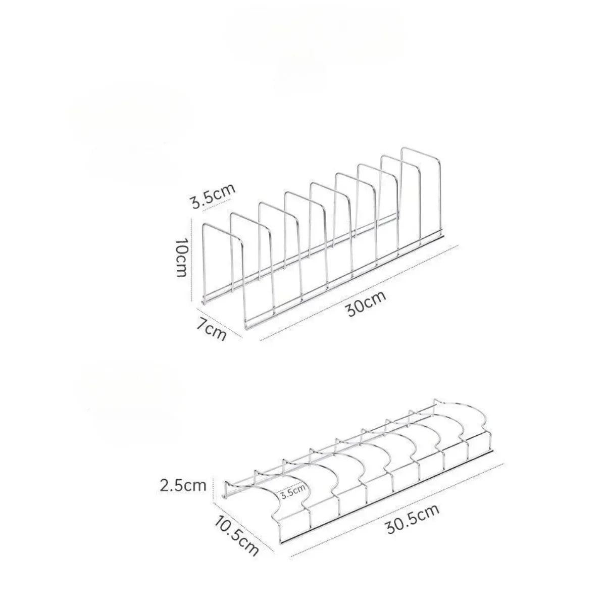 Stainless Steel Dish Drying Rack & Kitchen Countertop Organizer
