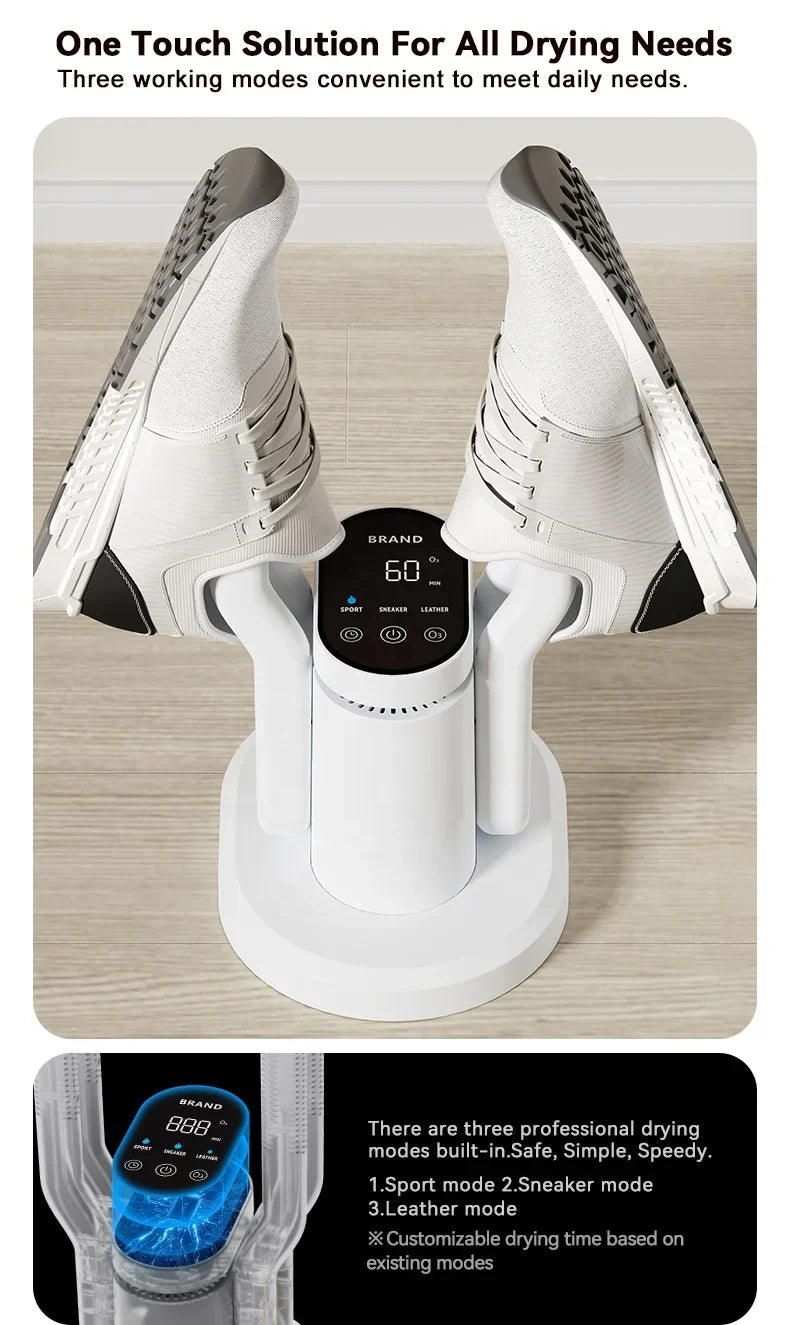 DUTRIEUX Electric Shoe Dryer – Smart Timer & Anti-Bacterial