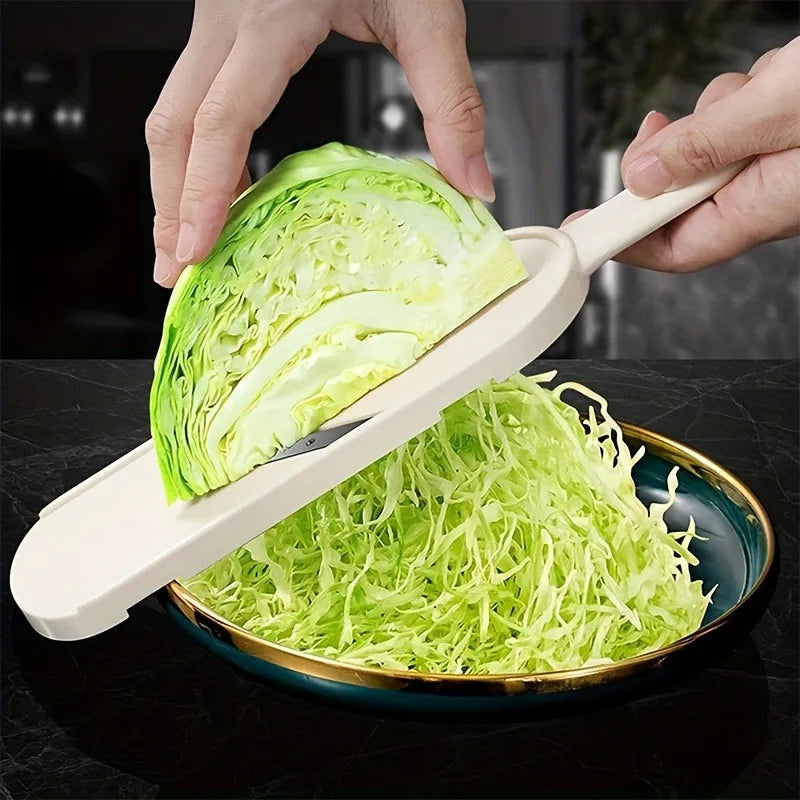 Manual Cabbage Shredder – Stainless Steel Vegetable Slicer
