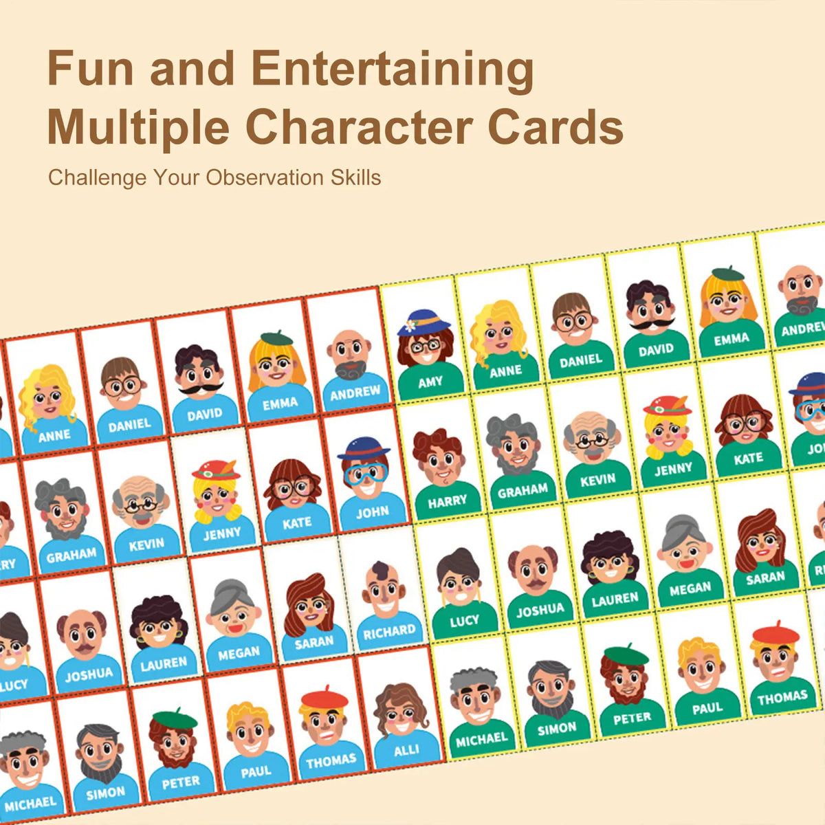 Guess Who Board Game – 2-Player Memory & Logic Toy