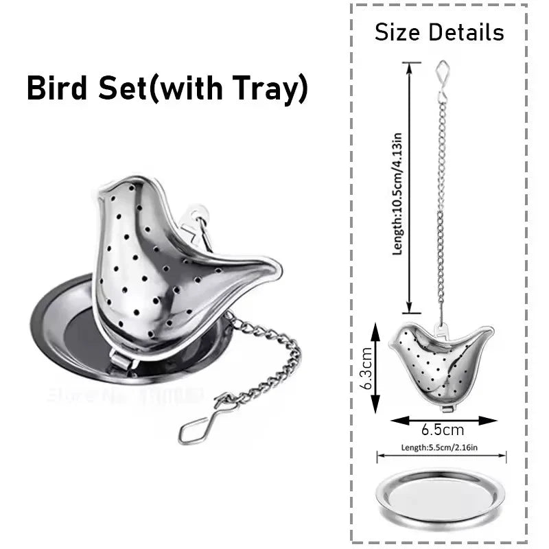 Stainless Steel Tea Infuser Strainer & Herbal Spice Filter