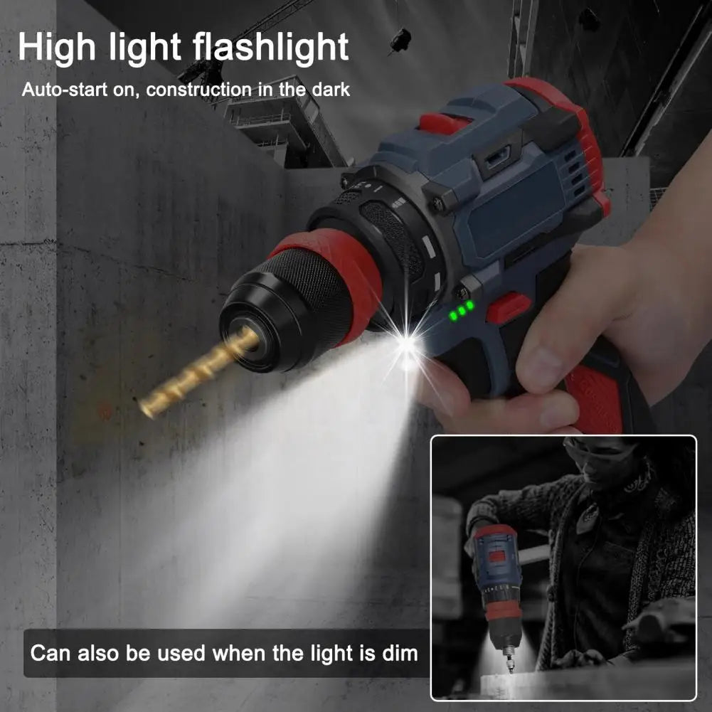 16.8V Cordless Drill Driver – 45Nm Brushless Motor Power Tool