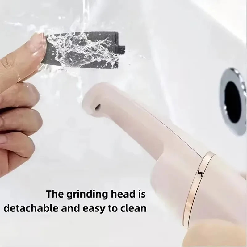 USB Electric Callus Remover – 2 Roller Heads Pedicure Tool