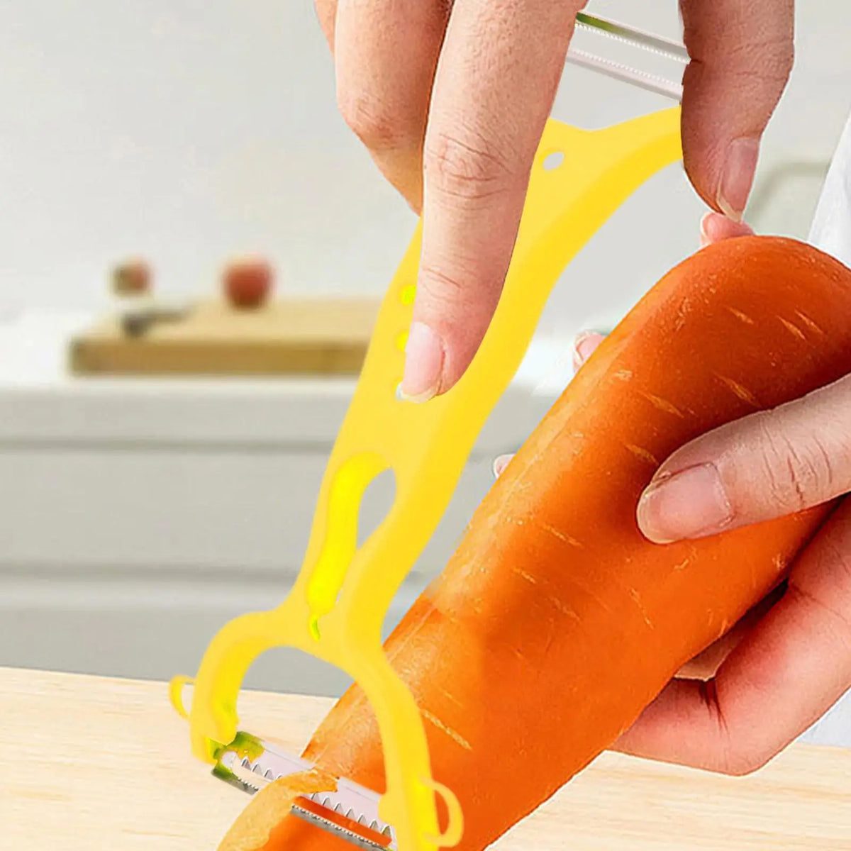 Stainless Steel Double Head Vegetable Peeler & Grater Tool