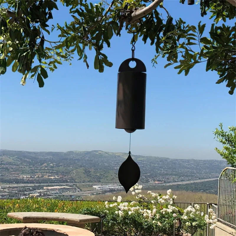 Vintage Metal Wind Chimes – Deep Resonance Bell for Garden & Home